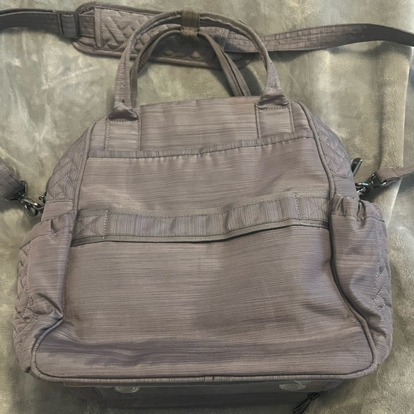 LUG GRAY  Mini Puddle Jumper Crossbody Tote Bag. - Picture 5 of 13